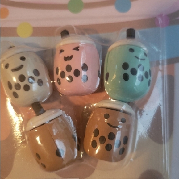 None Office Kawaii Boba Tea Stationery Blind Box Bundle With Bonus